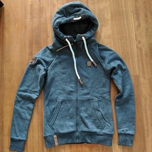 Naketano Brazzo VII Anthracite Zip Up Hoodie